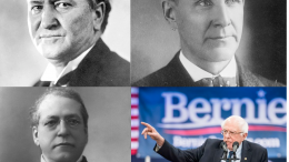 La Follette, Debs, Gompers and Sanders.